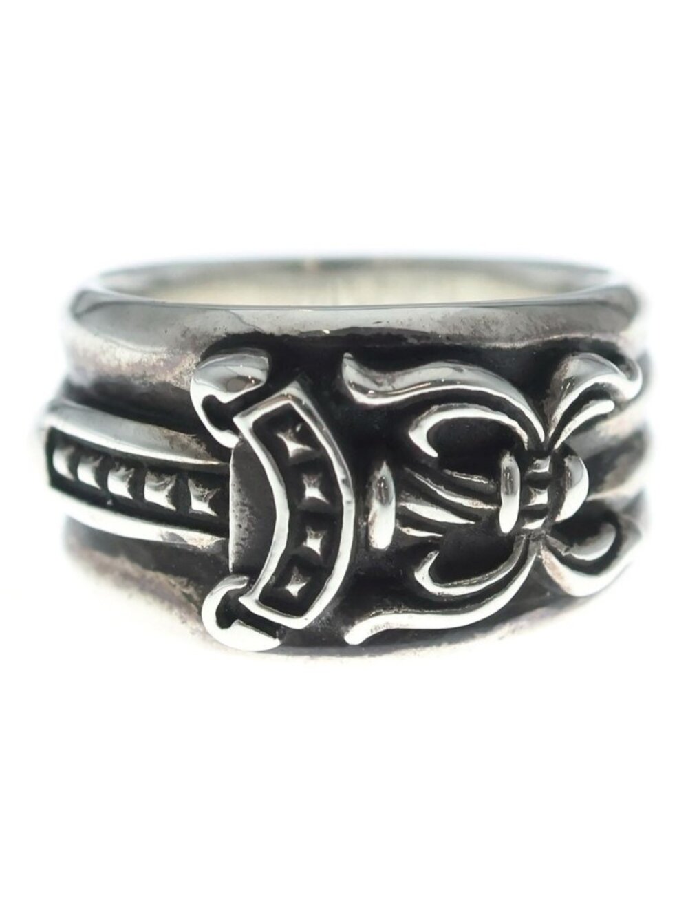 Chrome Hearts Dagger Ring Silver